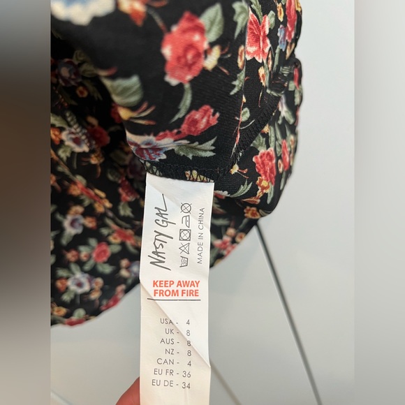 NWT - Where Is My Rose - Nasty Gal - Midi Dress - US Size 4 - Picture 8 of 9